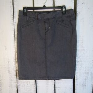 GAP Grey Denim Skirt